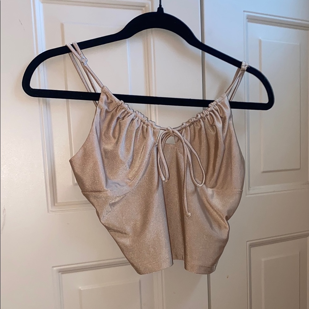 Cropped Spaghetti Tank - Going Out Top